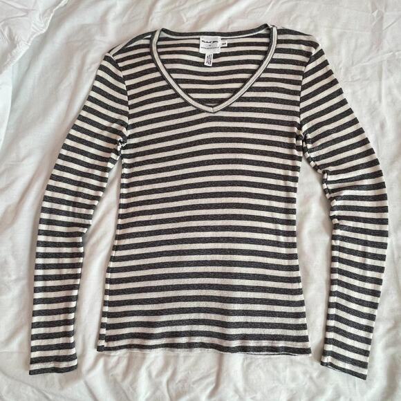 Michael Stars For Anthropologie Striped Tee Womens XS S - Picture 2 of 6